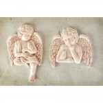 Shabby Chic Resin Treasures - Cherub With Bird